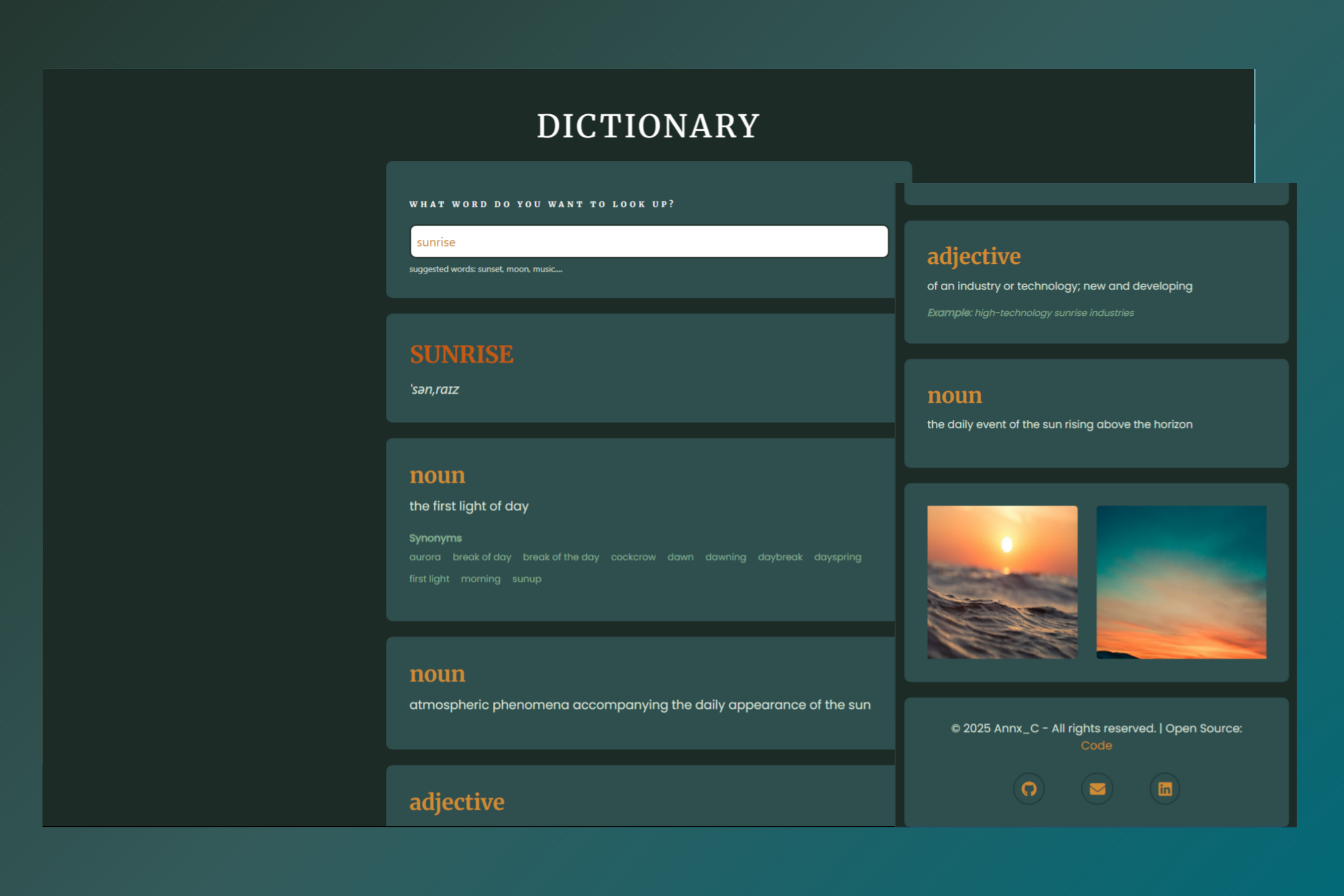 word dictionary image