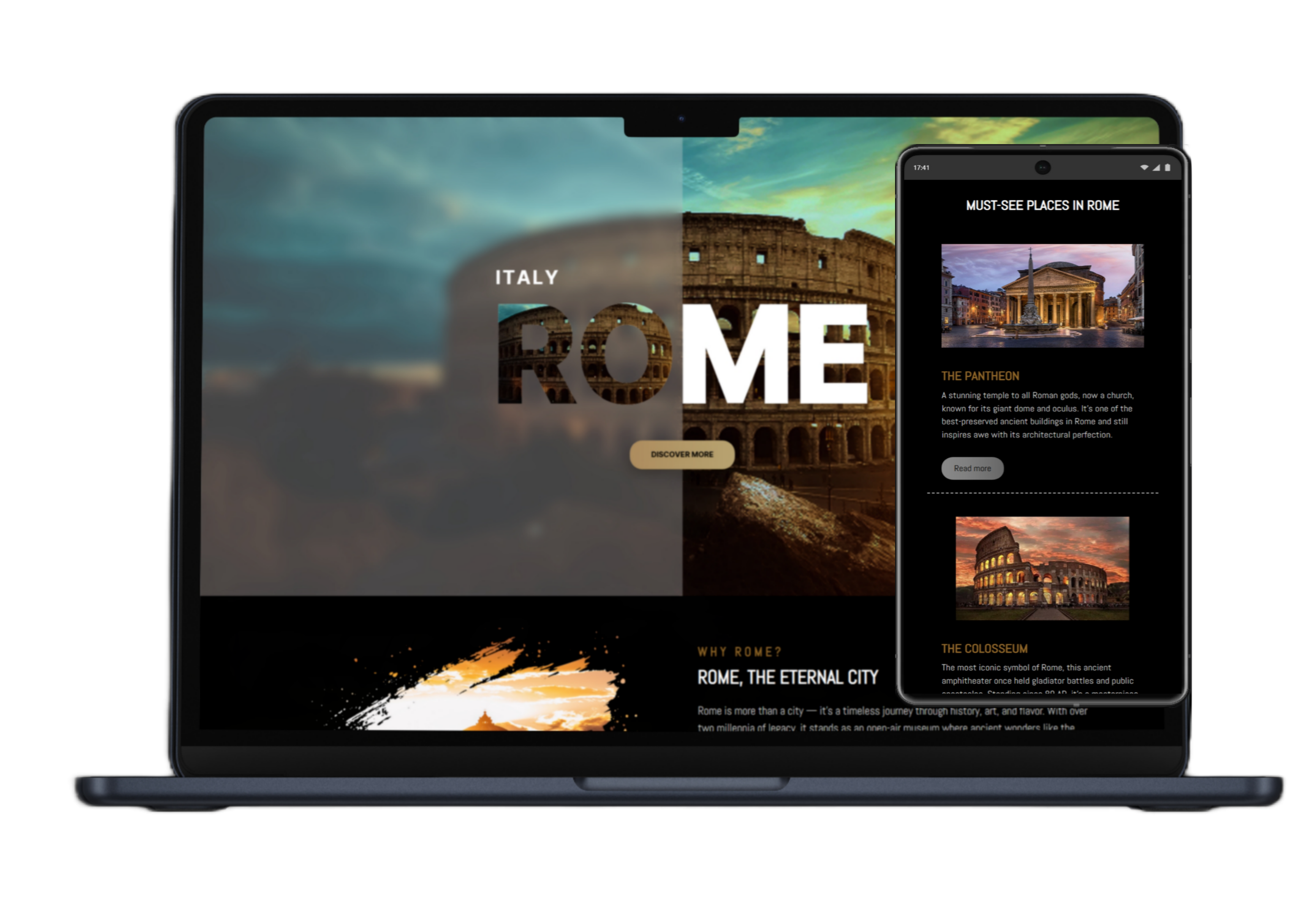 rome website image